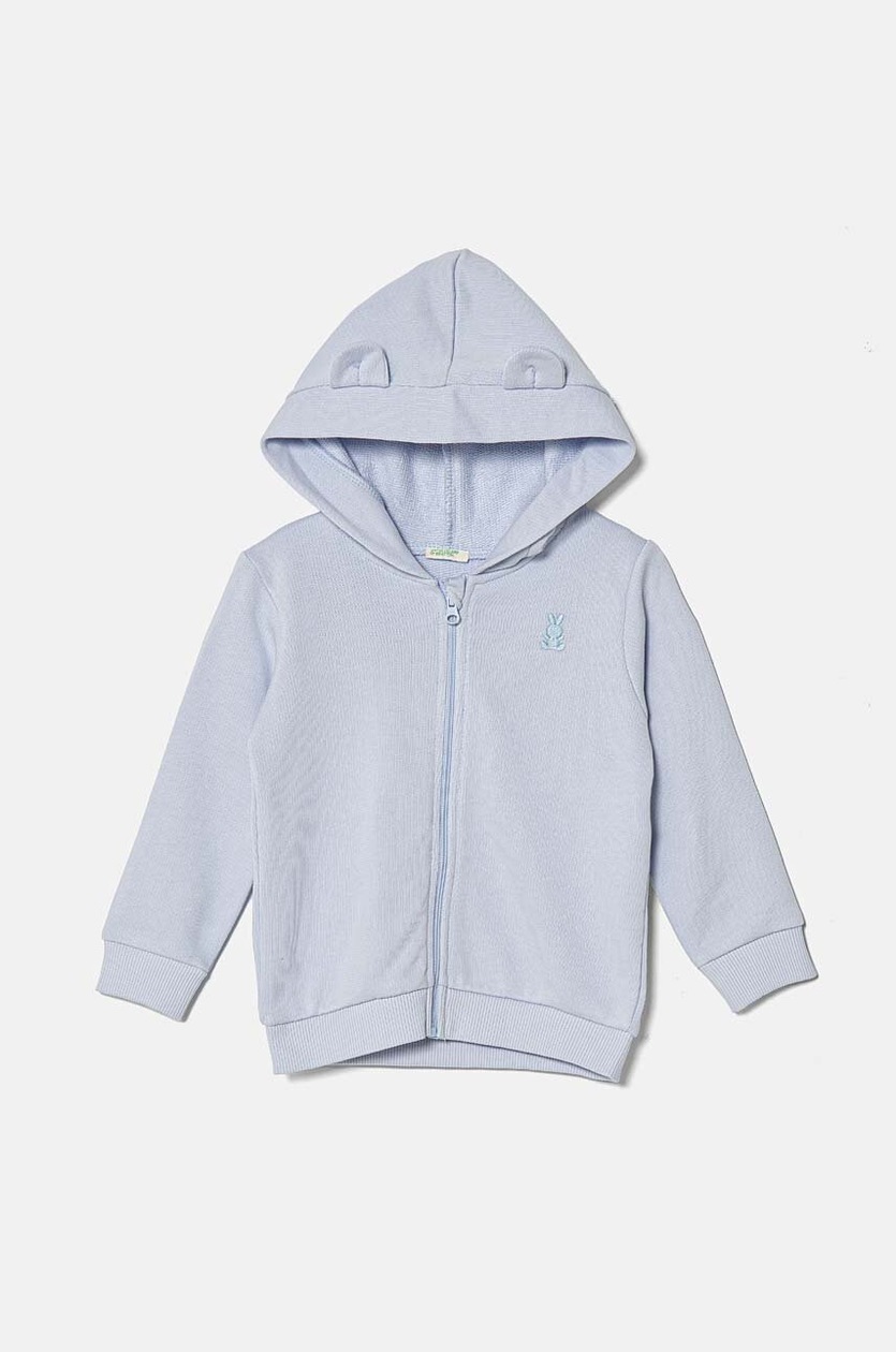 benetton group felpa con zip benetton United Colors of Benetton felpa in cotone neonato/a