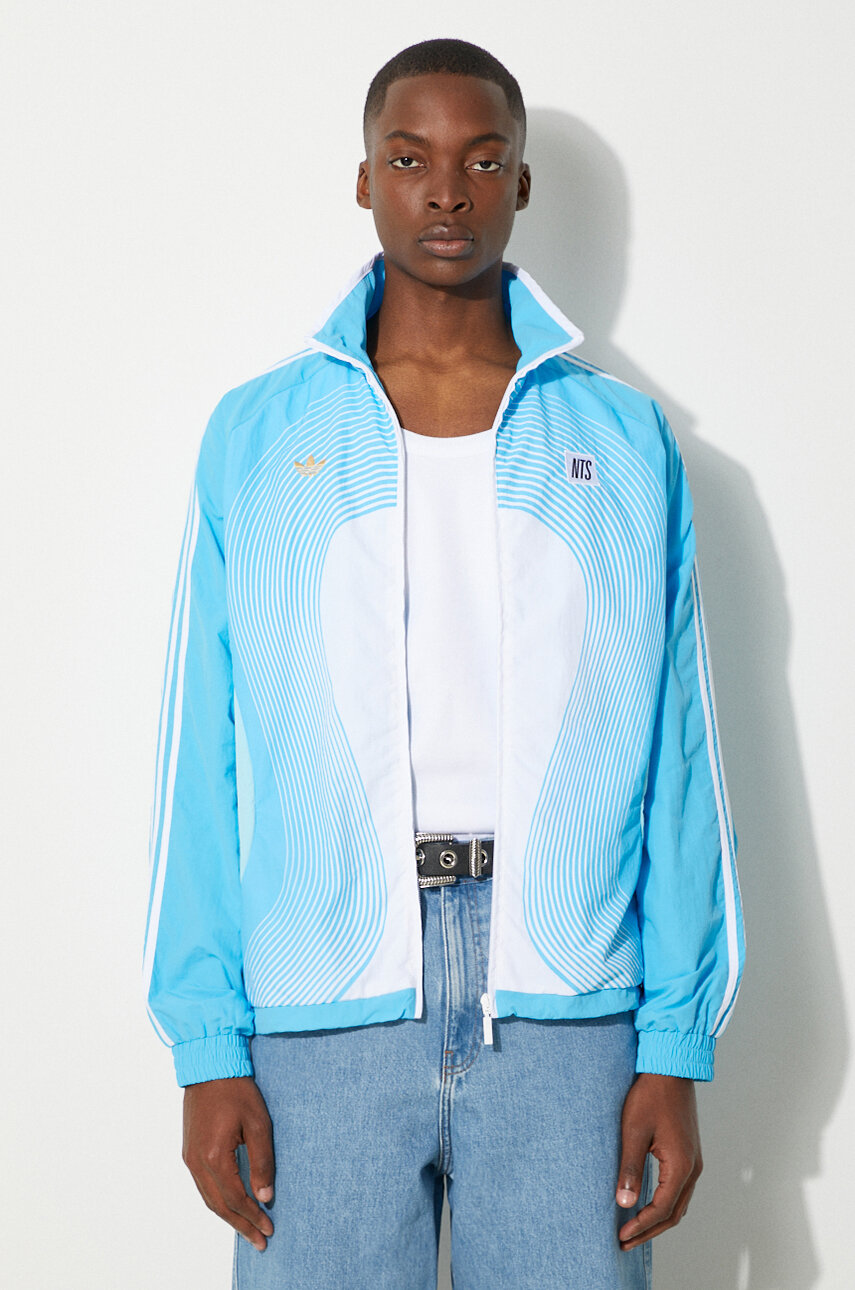 adidas Originals jacket adidas x NTS Radio Track Top men s blue color JI5143 at PRM US