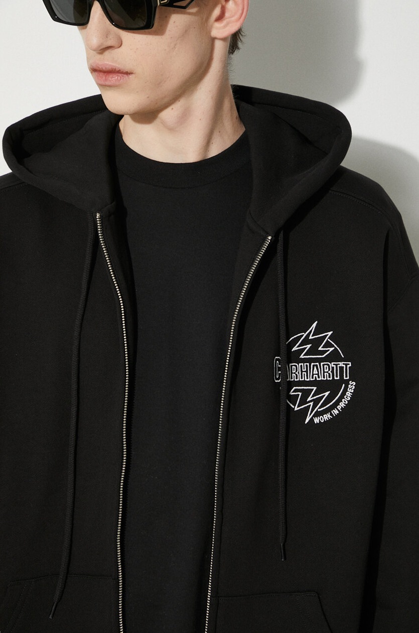 CARHARTT フーデッドアブレイズジャケット I033623 K02XX Carhartt WIP cotton sweatshirt Hooded Ablaze Jacket men's