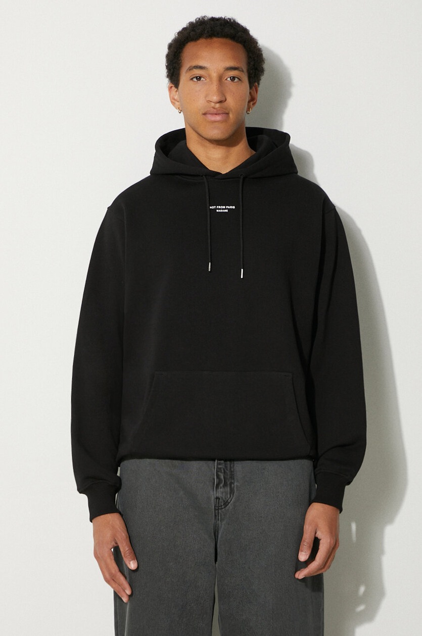 Drôle de Monsieur bluza bawełniana Le Hoodie Slogan a Poche