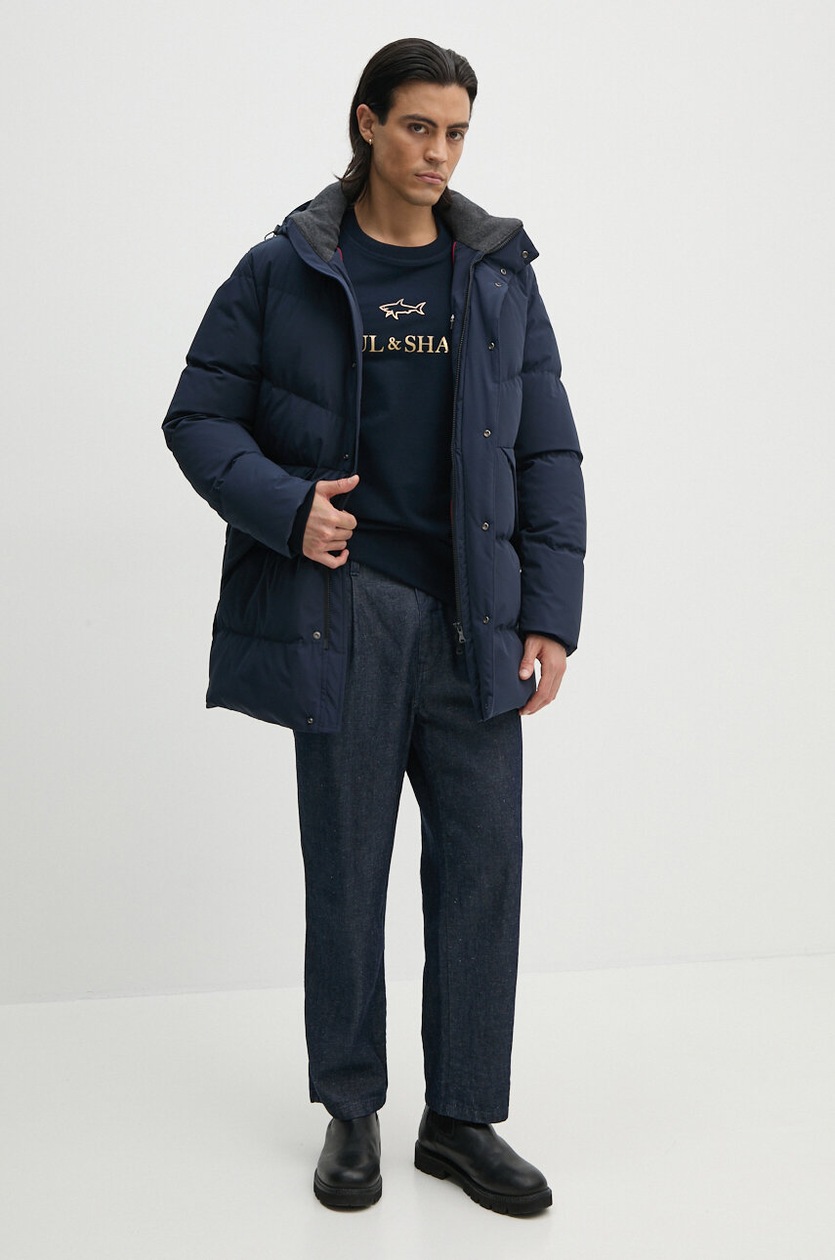 Paul&Shark bluza męska kolor granatowy z nadrukiem 14311815