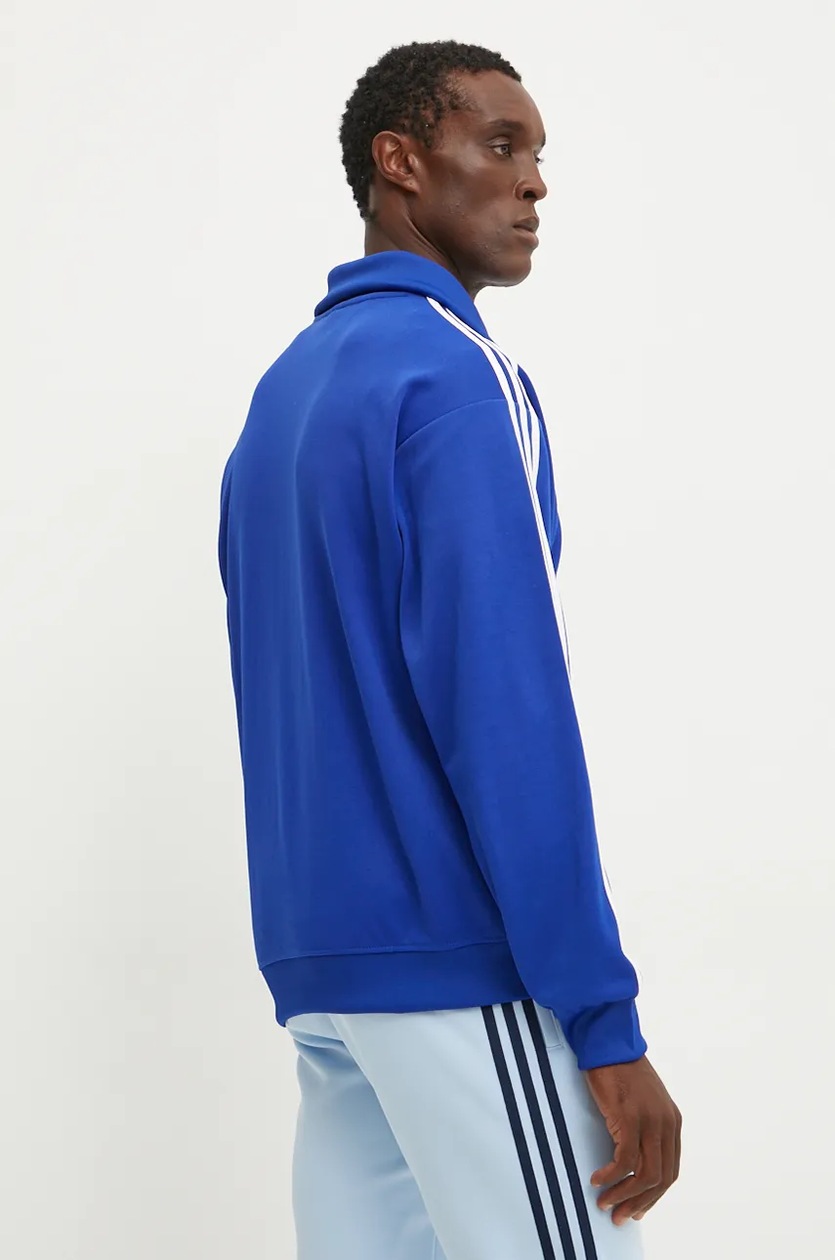 adidas Originals sweatshirt men's blue color smooth IX5216 at PRM US