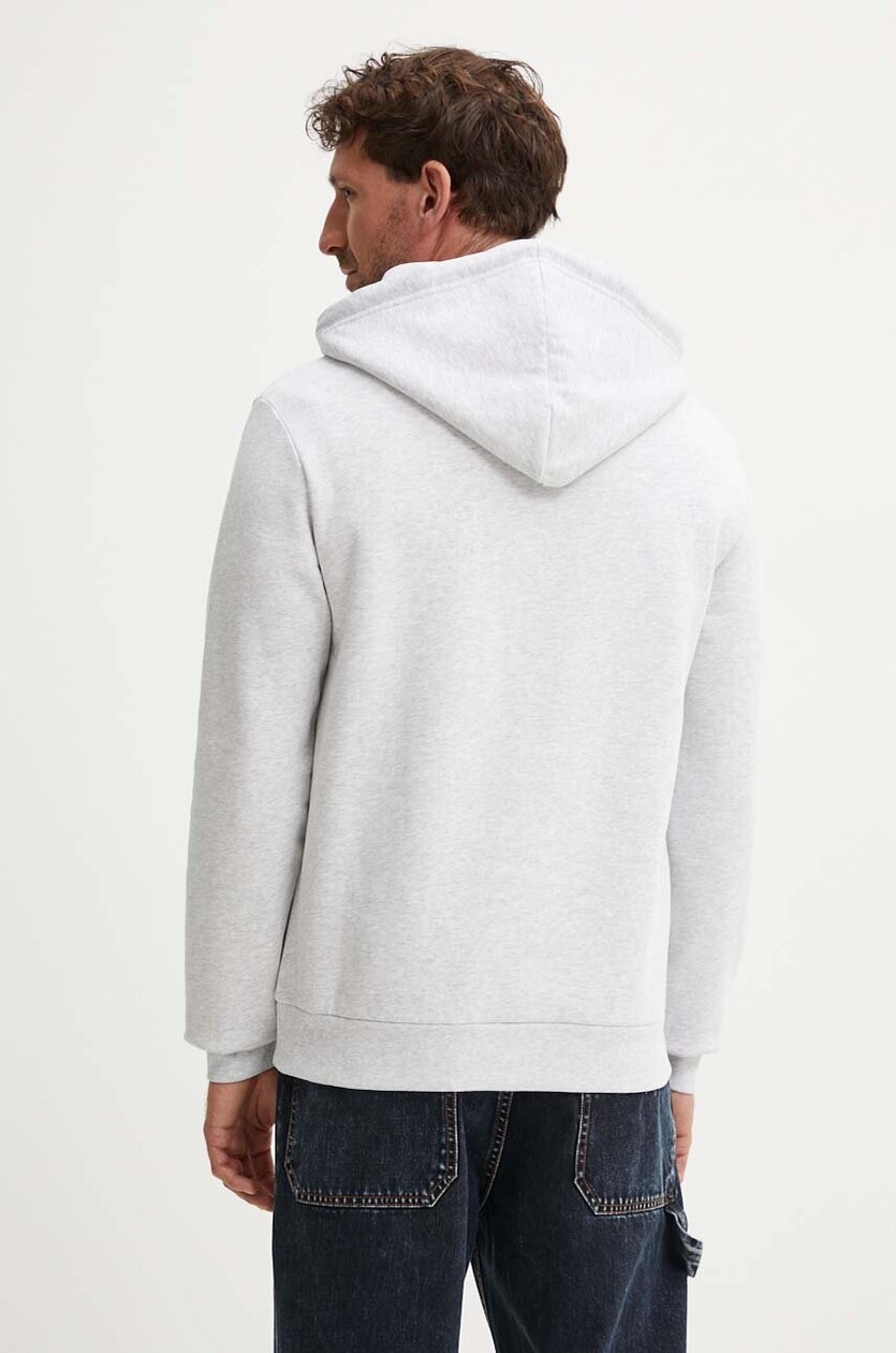 A.P.C. sweatshirt hoodie standard rue madame GOTS gray color hooded COHBV.M27914 at PRM US