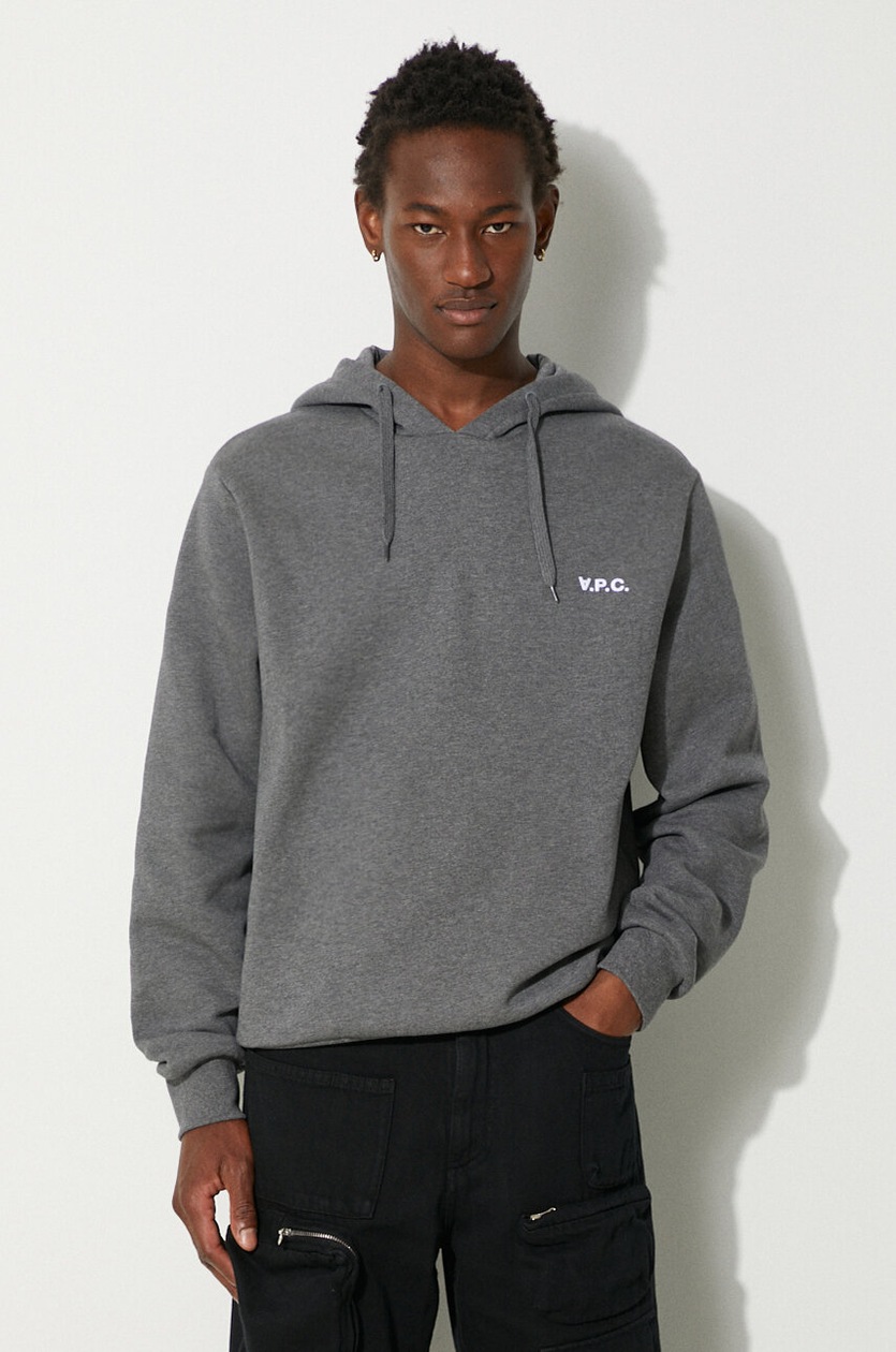 A.P.C｜ (SWEAT BOXY PETIT VPC (COHBR H27916 TAE)) Boxy Petit VPC sweatshirt | Napped organic fleece | A.P.C.