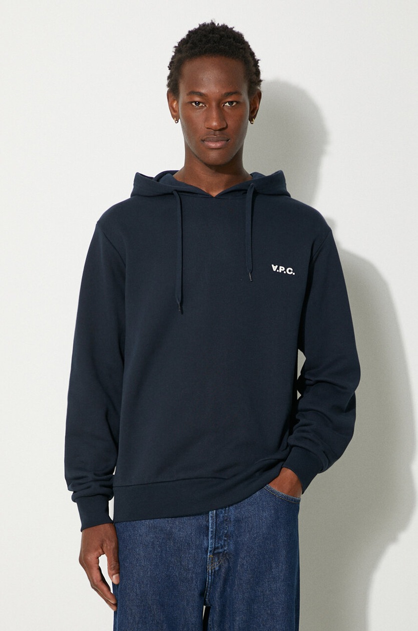 ★【A.P.C.】 Rufus Logo Sweat Shirt★ A.P.C. cotton sweatshirt Sweat Rufus men's gray color at PRM US