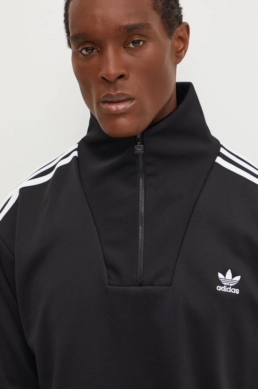 adidas Originals sweatshirt Funnelneck Tracktop men's black
