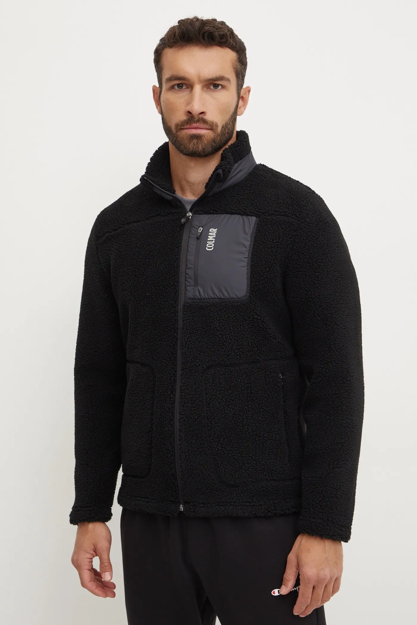 Colmar bluza polarowa kolor czarny z nadrukiem - Main Image