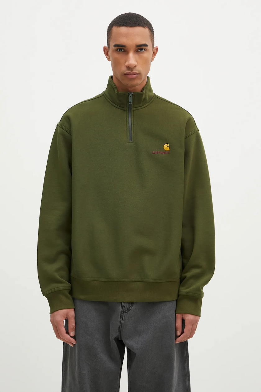 Carhartt WIP sweatshirt Half Zip American Script Sweat PRM EU