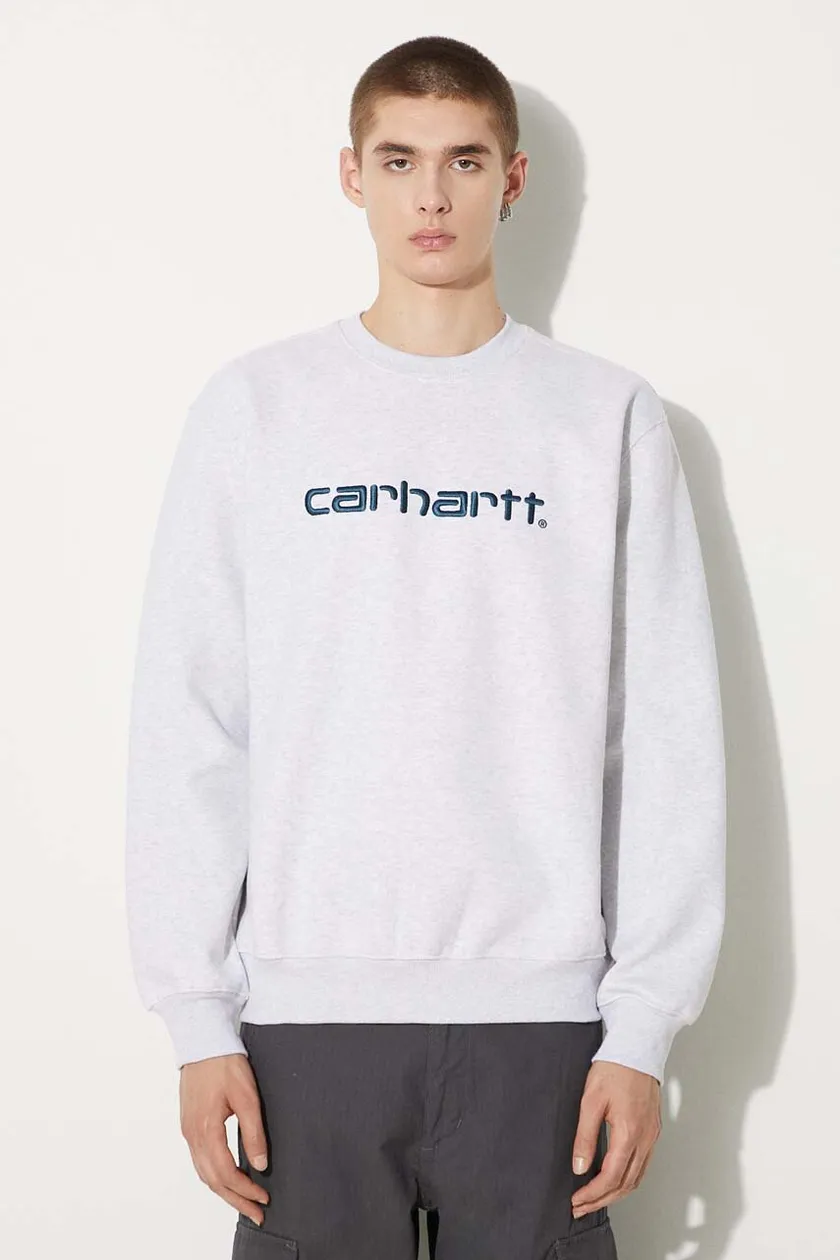 Carhartt wip sweatshirt grey sale