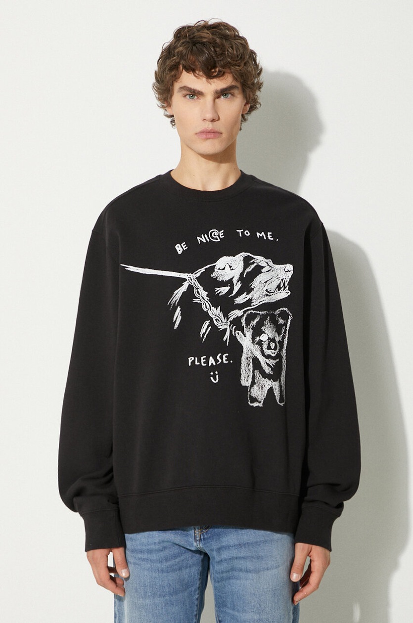 【Carhartt WIP】PEPE BE NICE SWEAT Carhartt WIP sweatshirt Pepe Be Nice Sweat men's black color