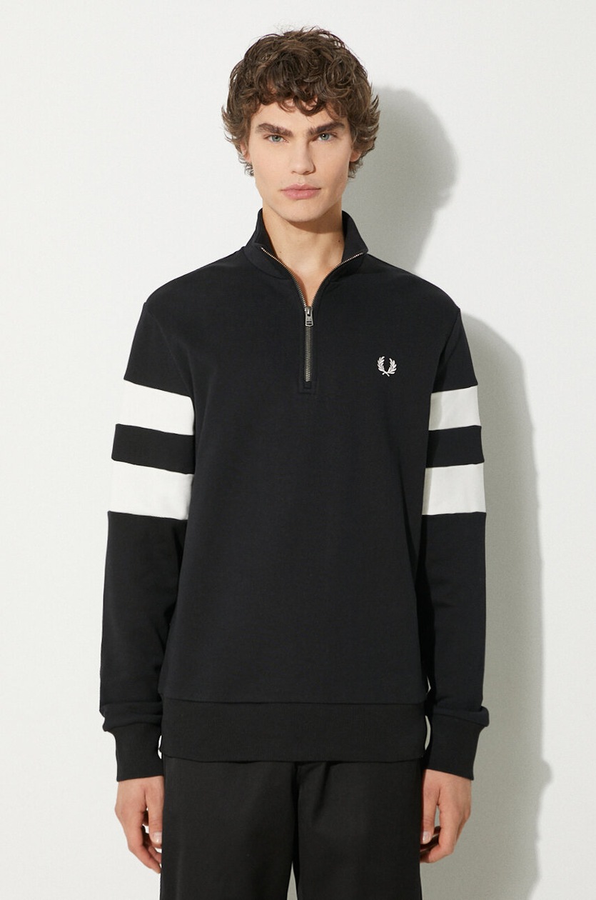Tipped Sweatshirt(10 102：BLACK): | FRED PERRY JAPAN