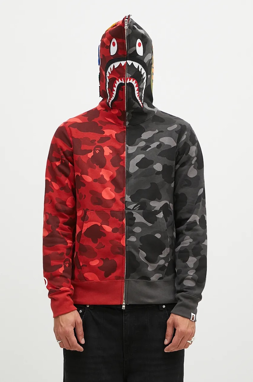 Colorful camo hoodie sale