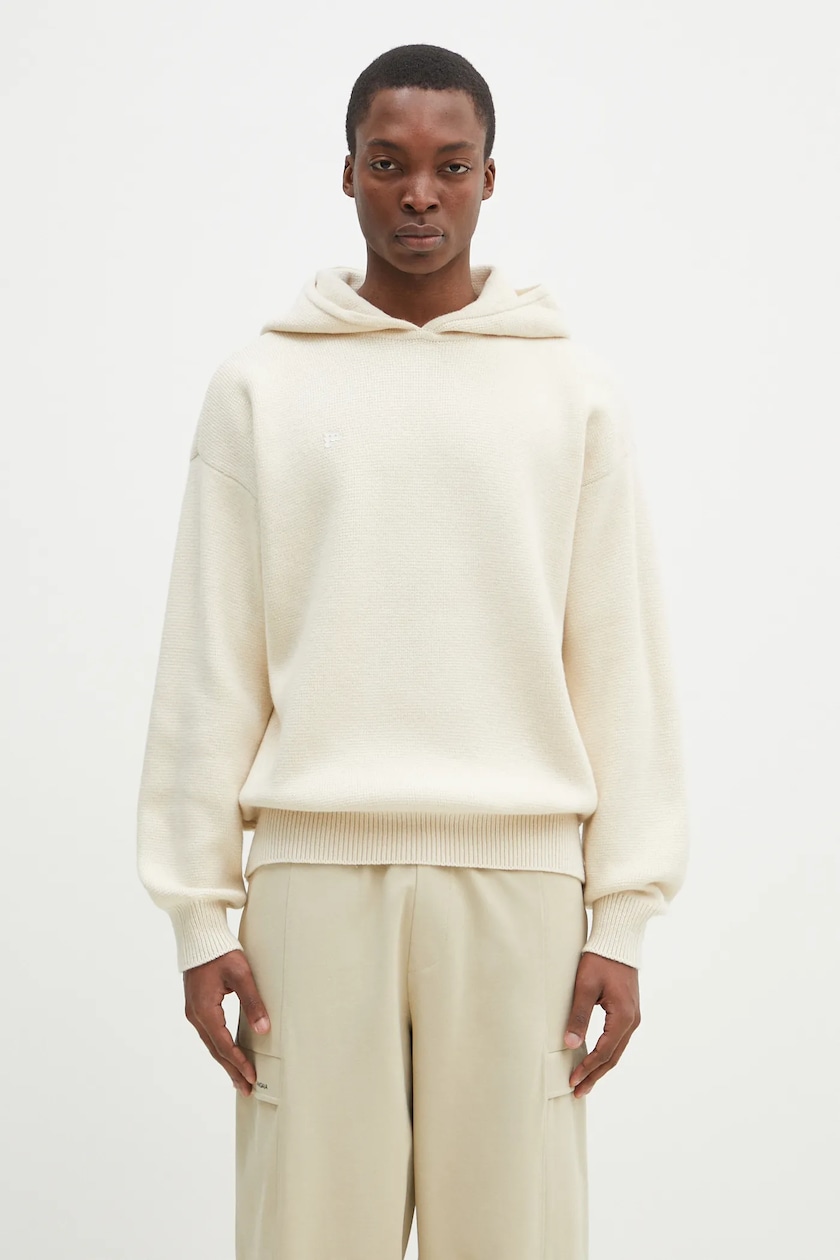 Sveter Andersson Bell Layered Fleece Sweater zelená farba, tenký Sveter Andersson Bell Layered Fleece Sweater zelená farba, tenký