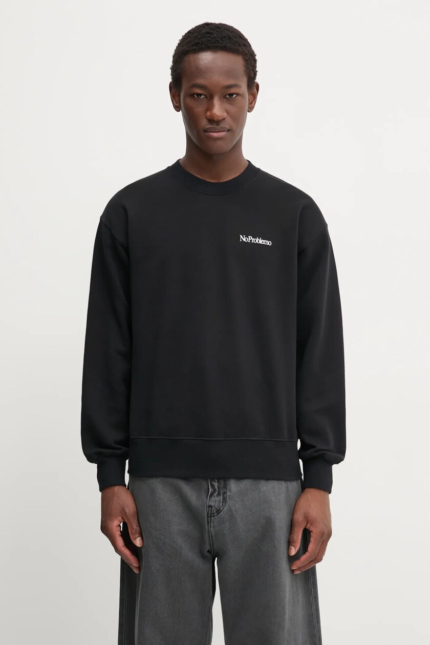 Y-3 sweatshirt Graphic Hoodie black color hooded with a