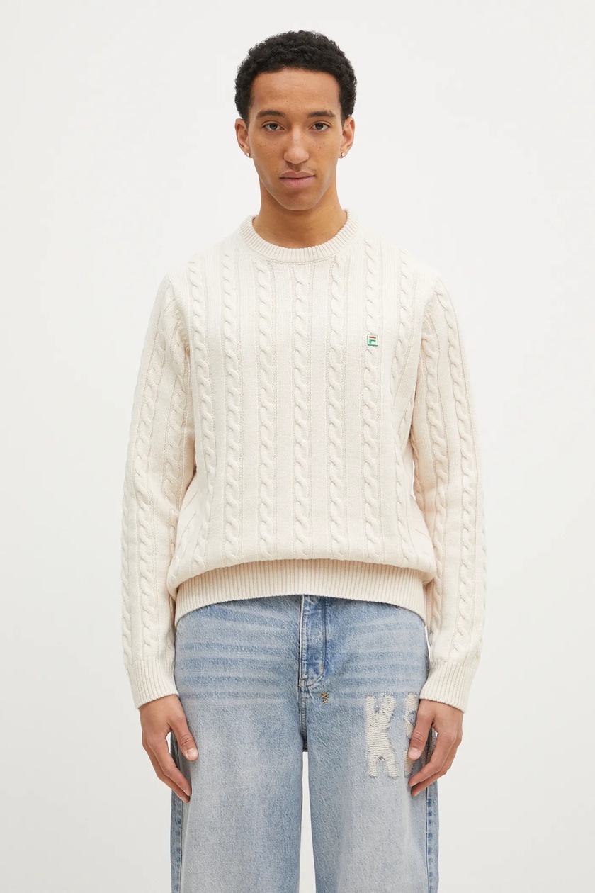 Sveter Andersson Bell Layered Fleece Sweater zelená farba, tenký