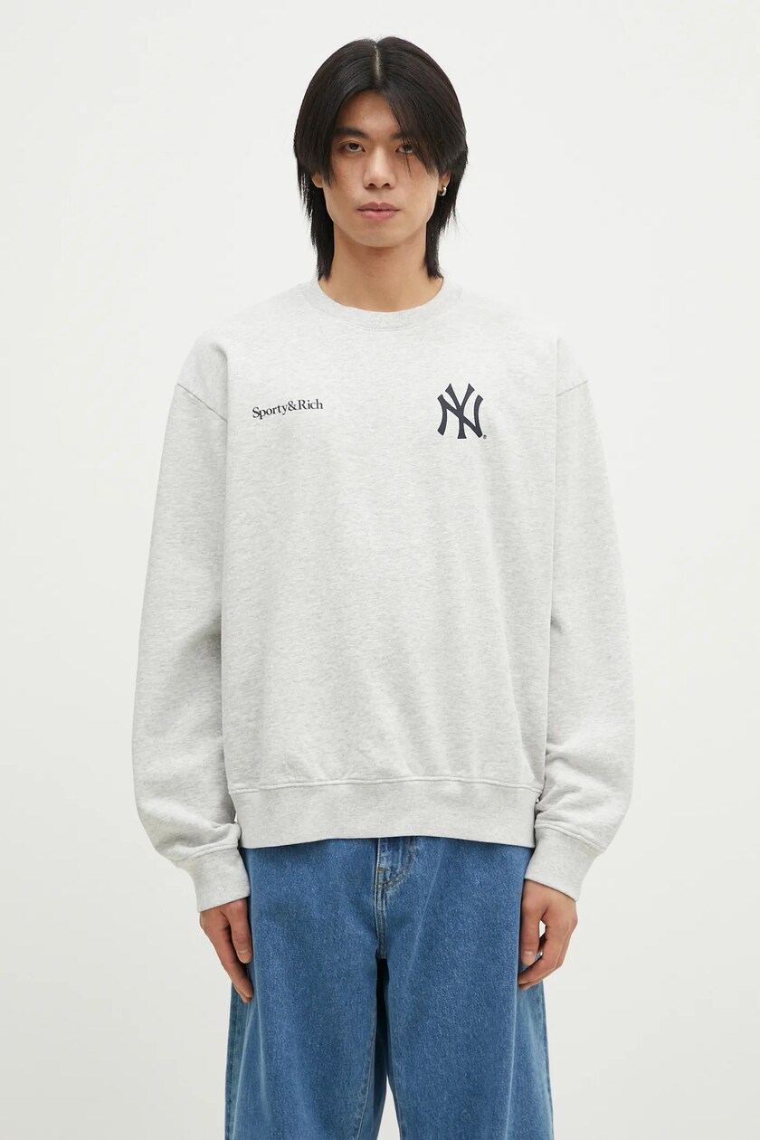 Sporty & Rich NY Racquet Club スウェットシャツ | グレー