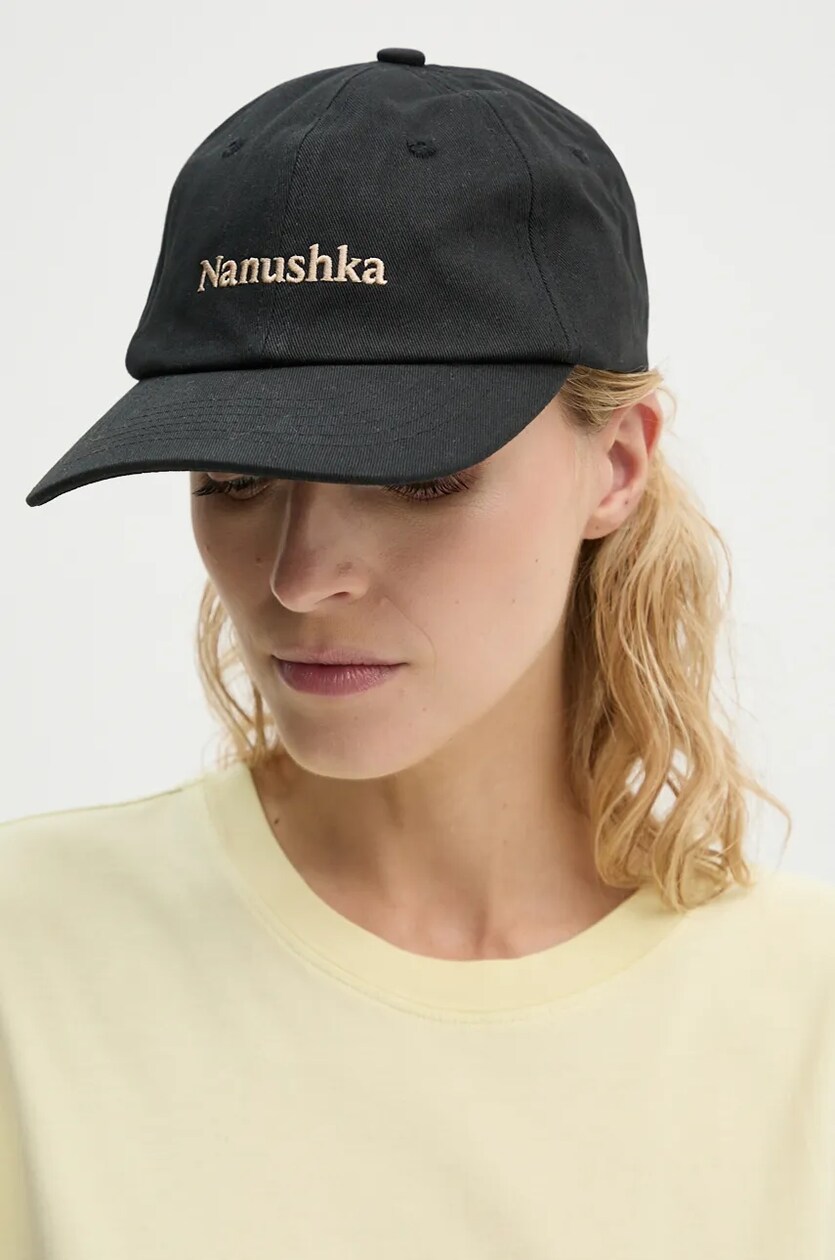 Nanushka cotton baseball cap VAL PRM EU