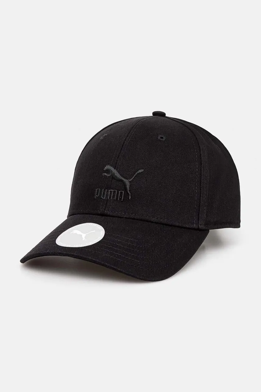 Puma cotton baseball cap Classics BB Cap black color 025678 at PRM US