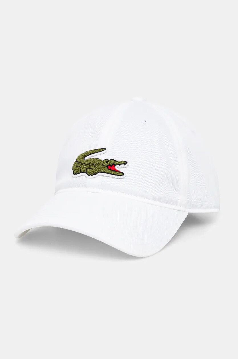 Lacoste cotton beanie Lacoste x Netflix white color at PRM US