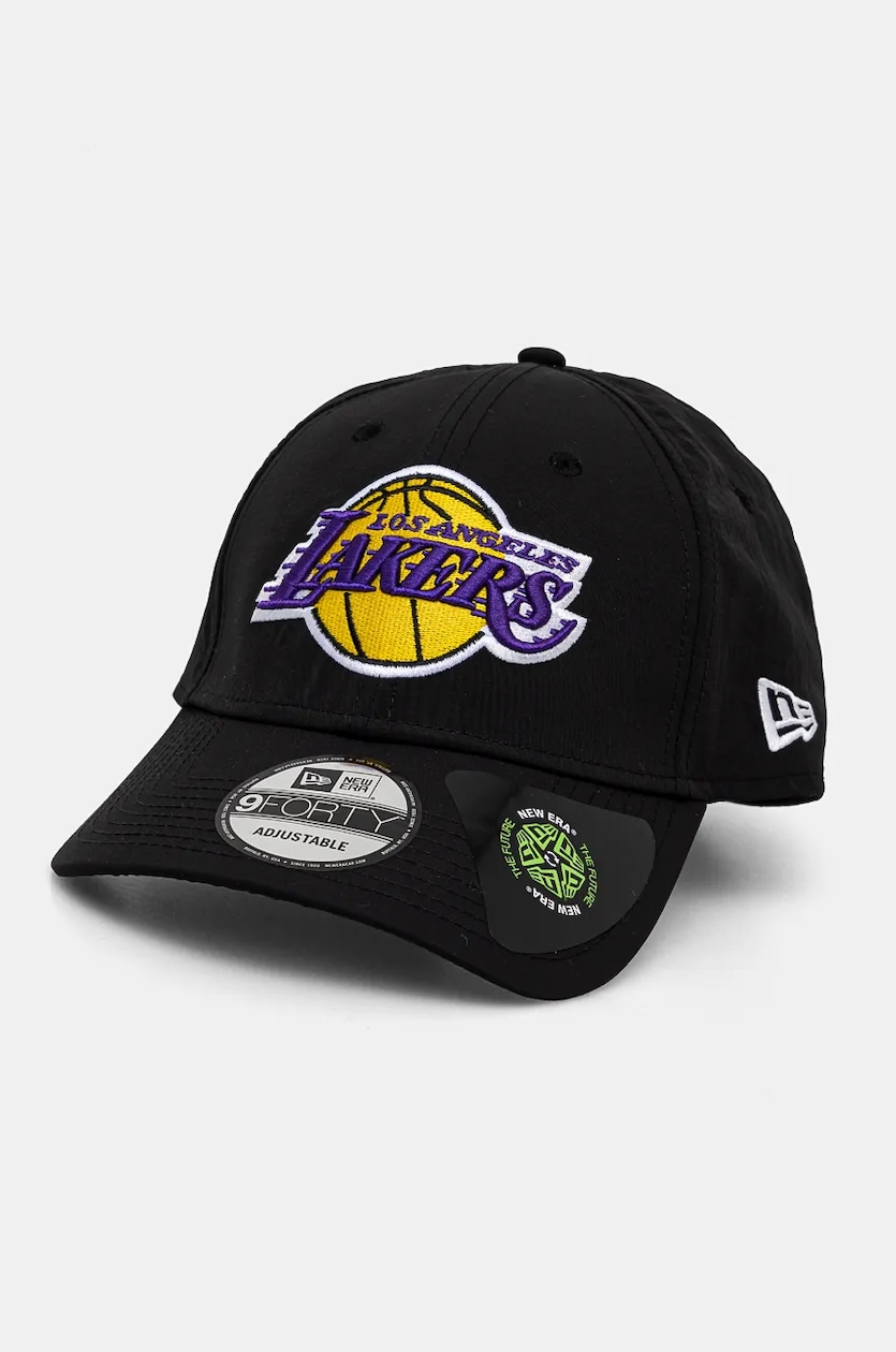 New Era baseball cap LOS ANGELES LAKERS black color with an application 60565233 at PRM US