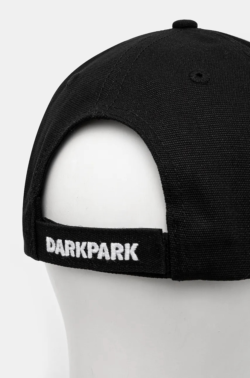 DARKPARK baseball cap Logo Embroidered black color with an DARKPARK baseball cap Logo Embroidered black color with an
