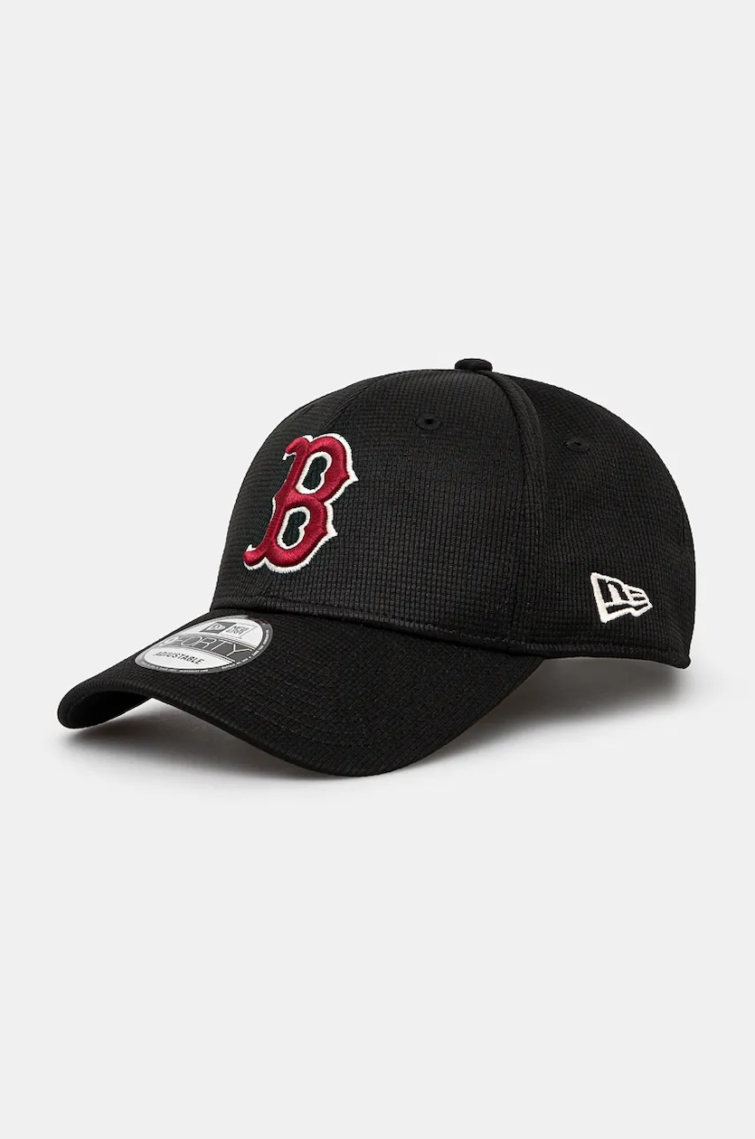 New Era baseball cap PIVOT KNIT 9FORTY BOSTON RED SOX black color with an application 60565472 at PRM US