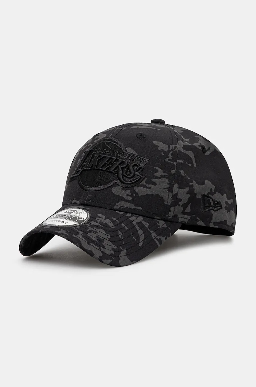 New Era baseball cap TONAL CAMO AOP 9FORTY LOS ANGELES LAKERS black color 60565359 at PRM US