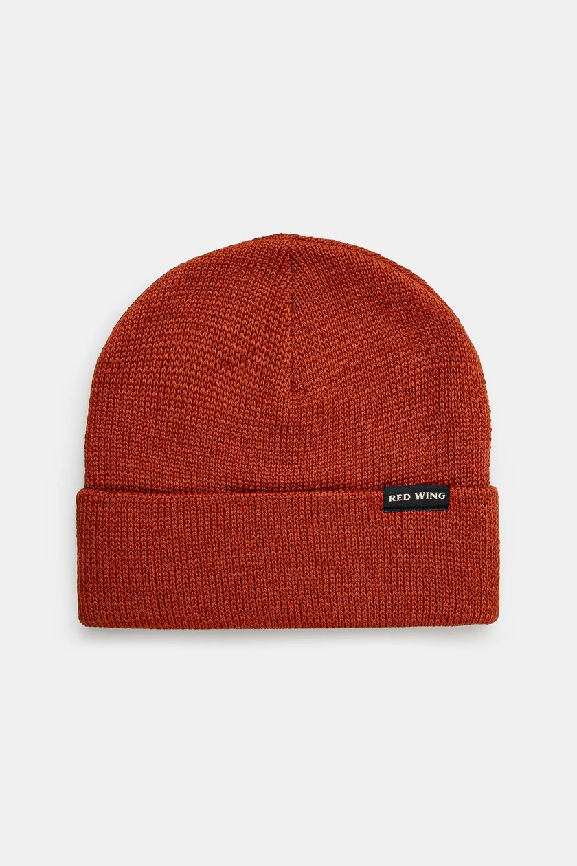 Red Wing wool beanie Shaniko Wool orange color 97484 at PRM US