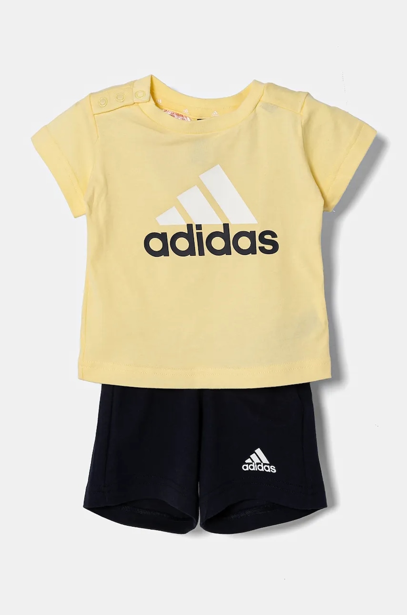 adidas set per bambini I BL CO T SET colore giallo IV7396