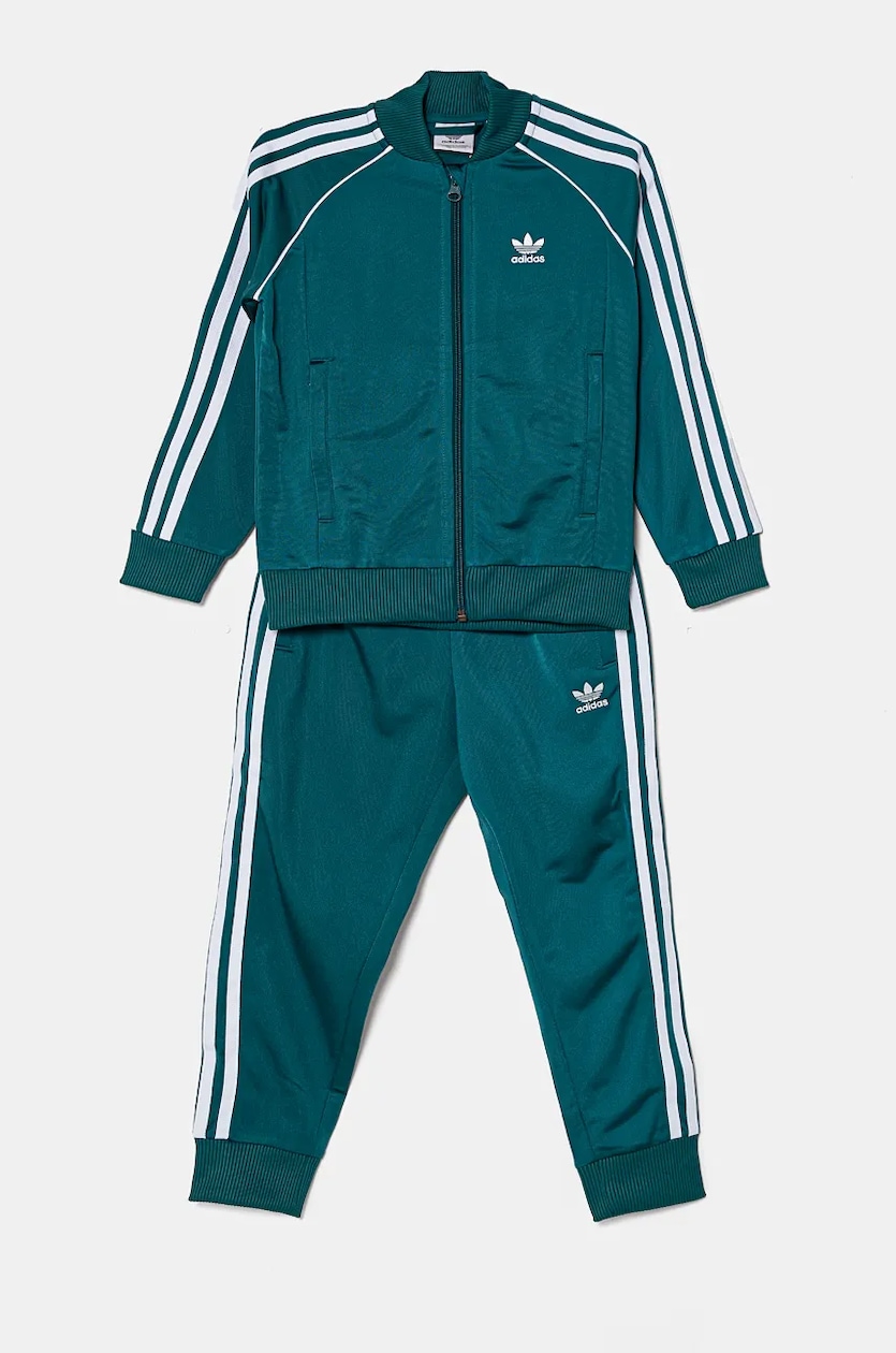 Adidas green tracksuit mens online