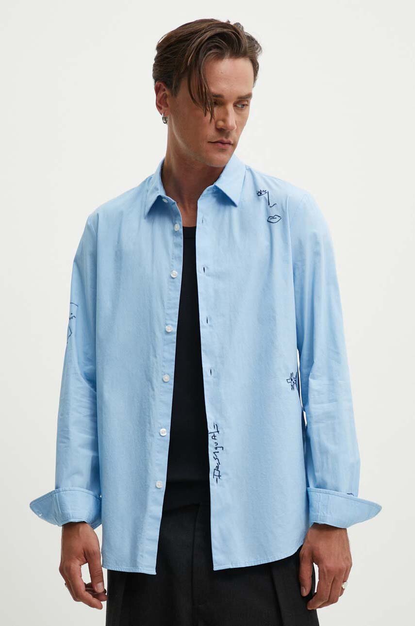 Camicia desigual uomo online