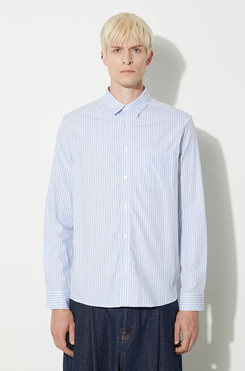 A.P.C. cotton shirt Chemise Mateo Logo PRM EU