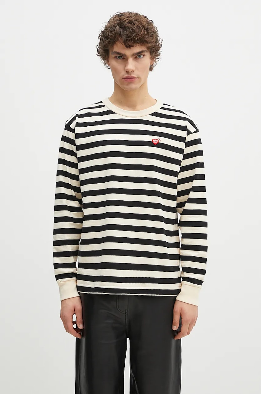 Human Made cotton longsleeve top Striped Longsleeve PRM EU Human Made cotton longsleeve top Striped Longsleeve PRM EU