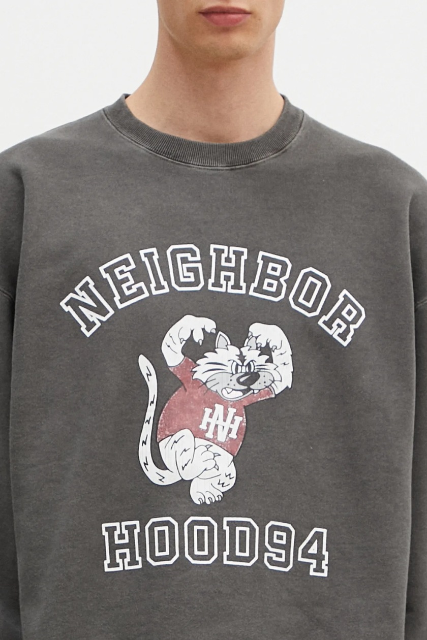 NEIGHBORHOOD cotton sweatshirt Pigment Dyed Sweat Shirt Longsleeve