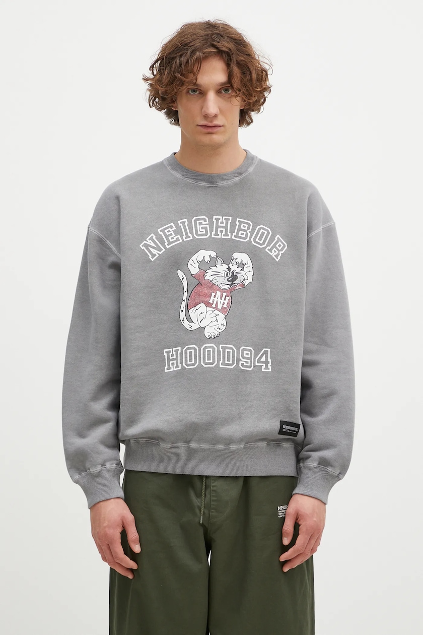 NEIGHBORHOOD PIGMENT DYED SWEAT SHIRT LS NEIGHBORHOOD PIGMENT DYED SWEAT SHIRT LS