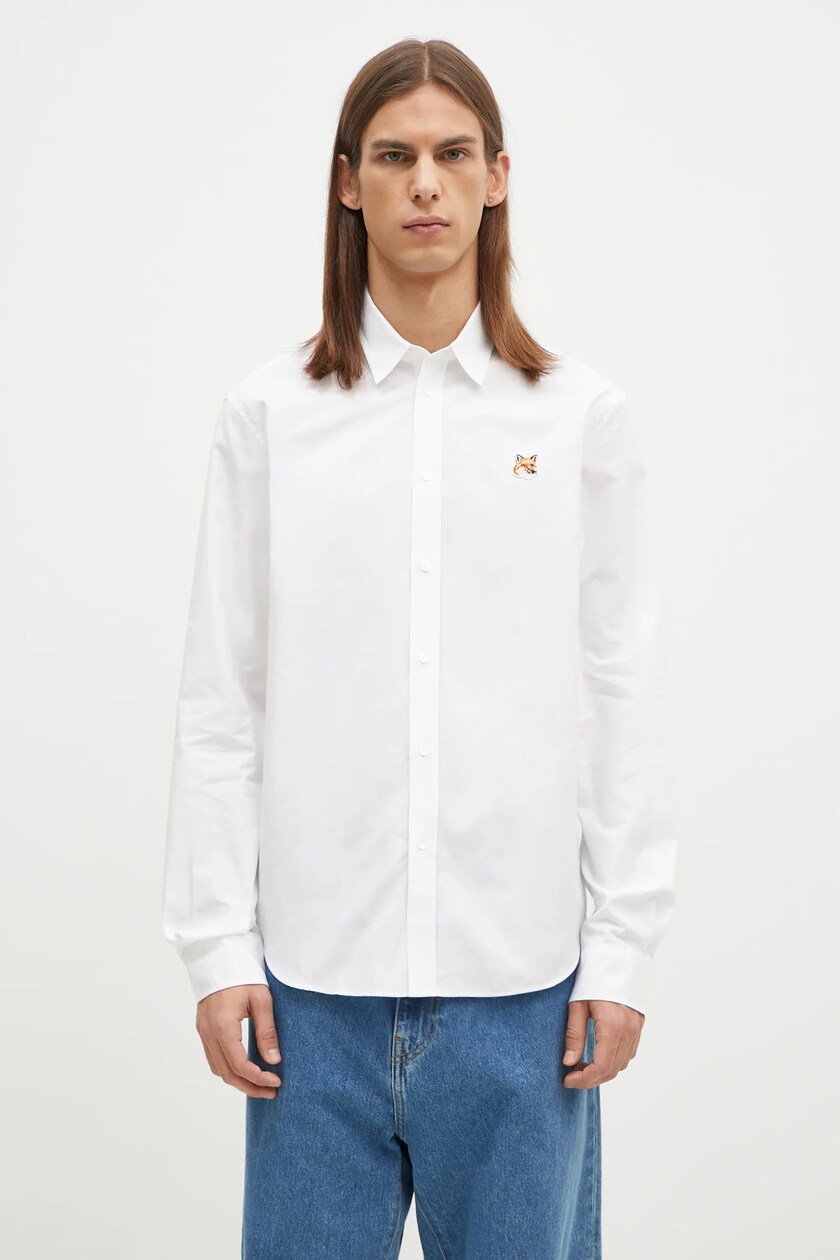 Work Shirt (Taupe Cotton Silk Slub) - Stoffa