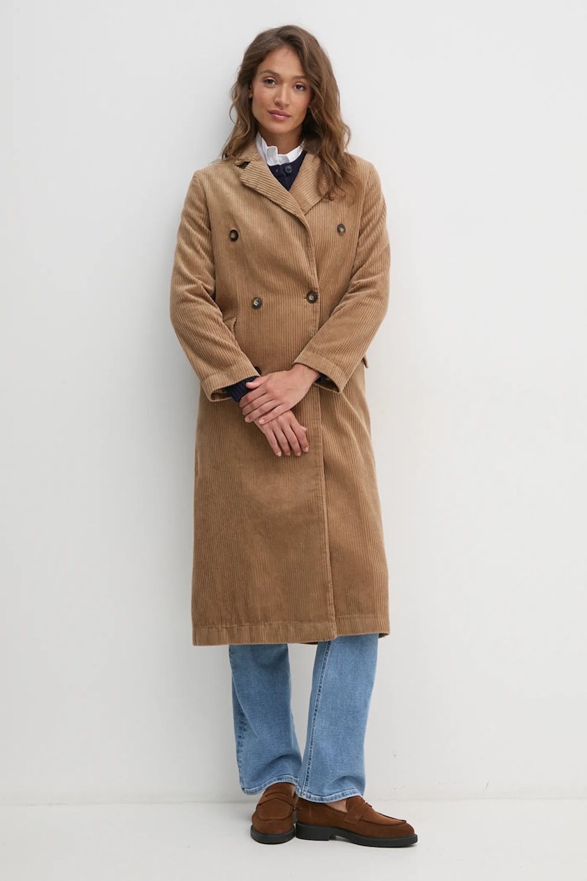 United Colors of Benetton cappotto in velluto a coste