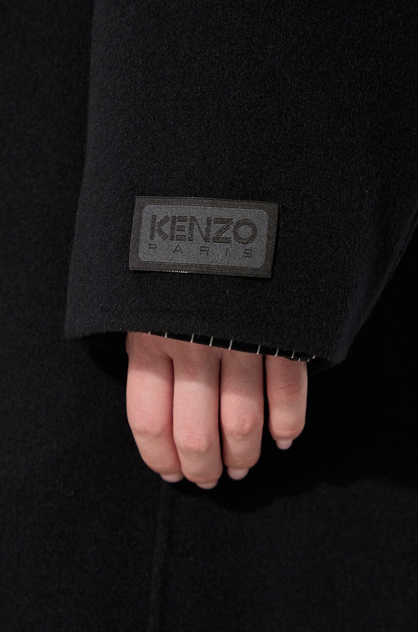 コート KENZO Woman Coat Black FE62MA2169WA 99 Kenzo Outlet: Coat woman - Black | Kenzo coat FE62MA2169WA