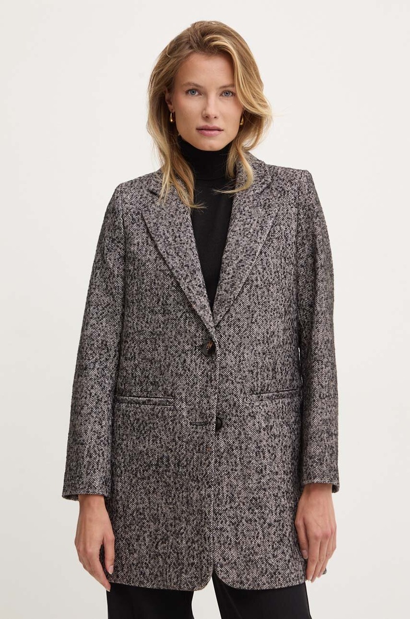 Sisley cappotto con aggiunta di lana