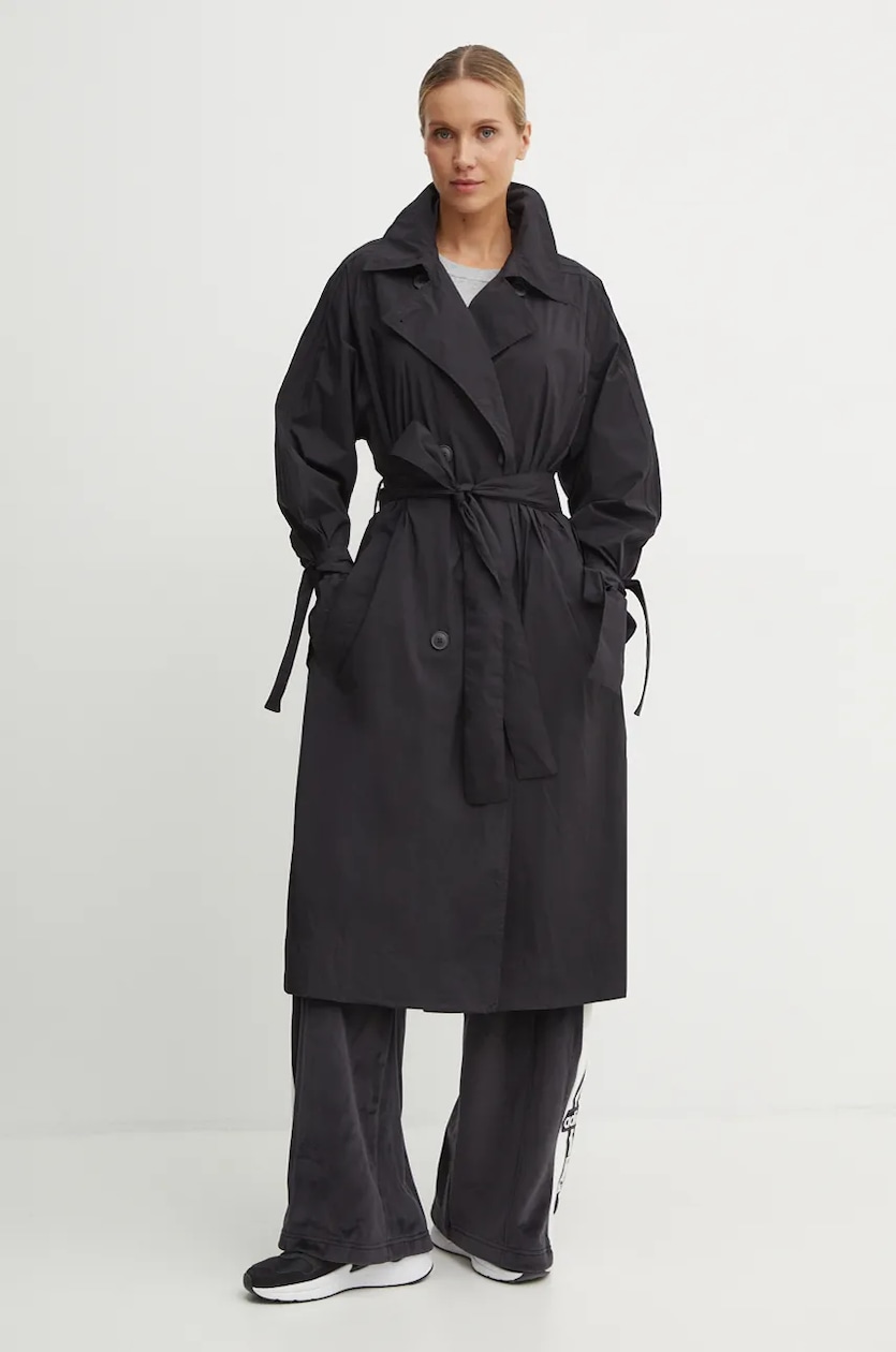 adidas Originals coat x Ksenia Schneider women s black color IW5668