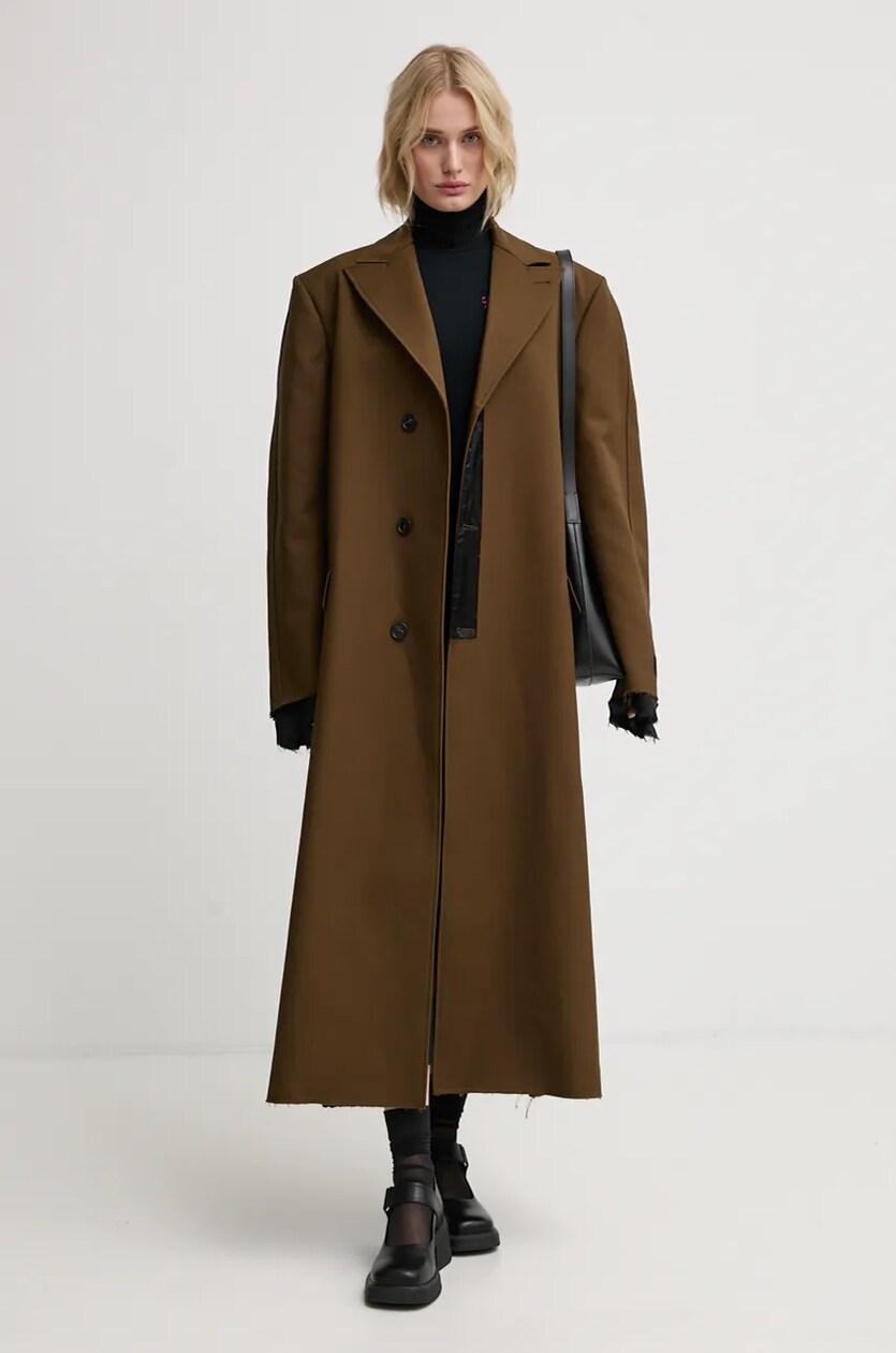 Barbour wool coat Reva Wool Military Coat PRM EU