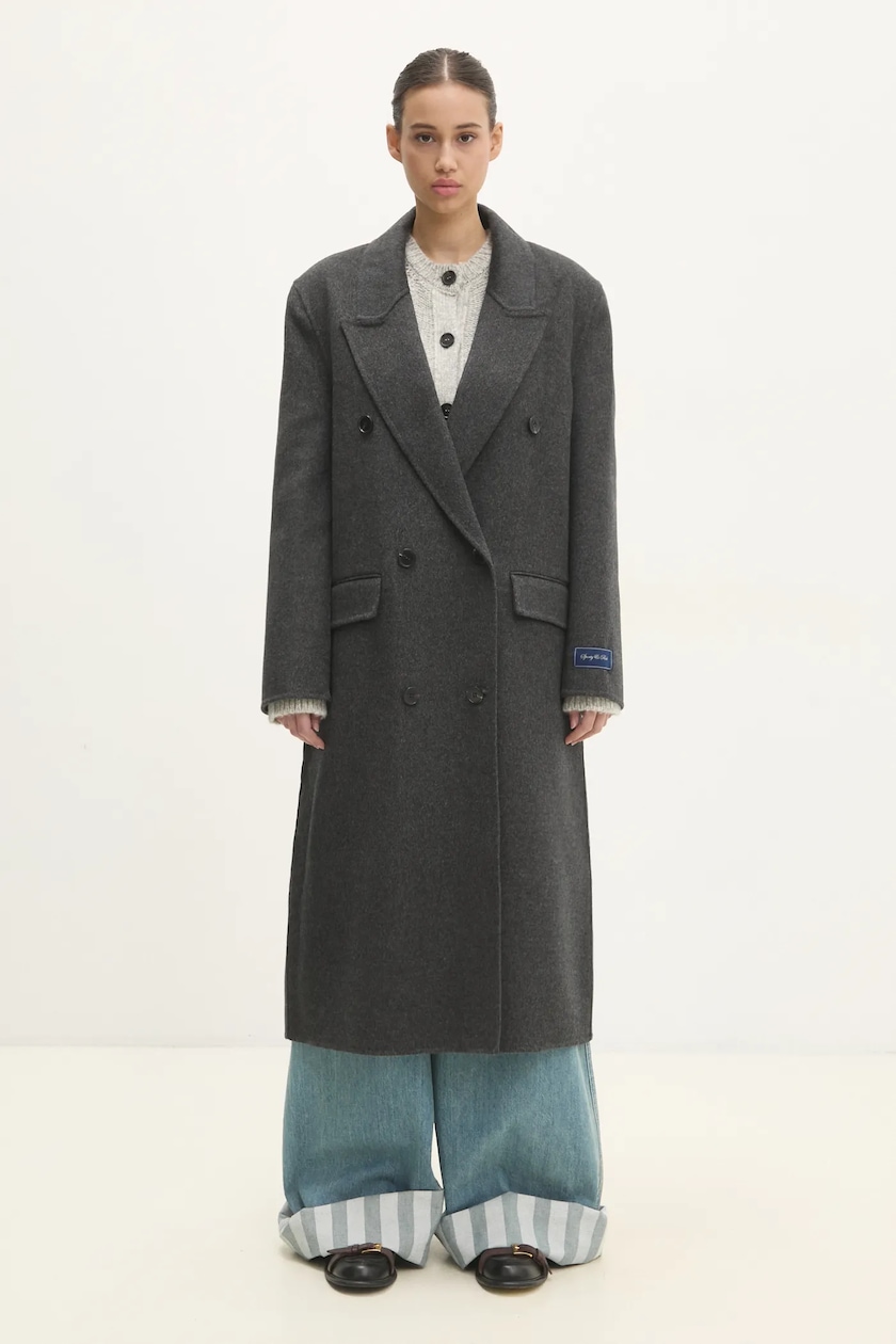 コート SPORTMAX EMBROIDERED WOOL LIUTO2 COAT Sportmax wool coat Liuto2 PRM EU