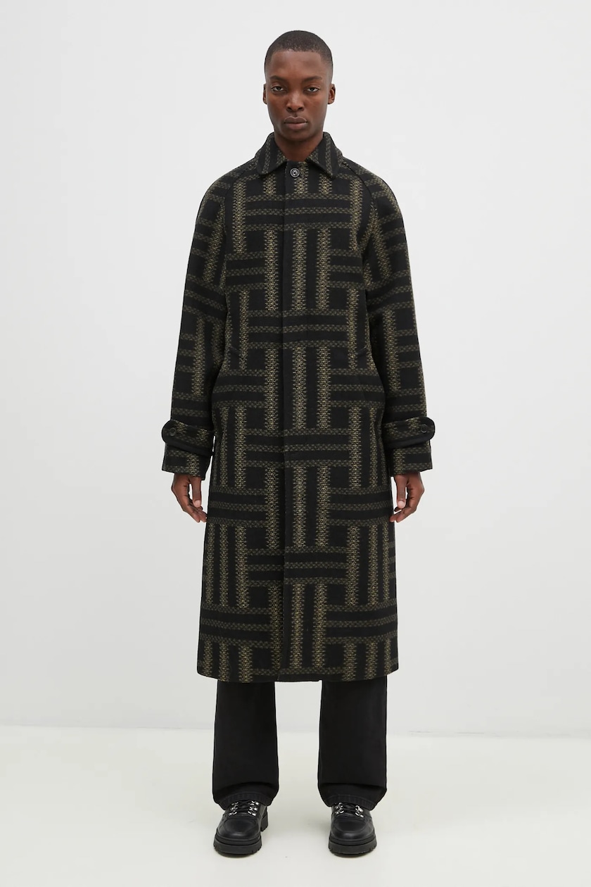 Kenzo wool coat Weave Overcoat PRM EU Kenzo wool coat Weave Overcoat PRM EU
