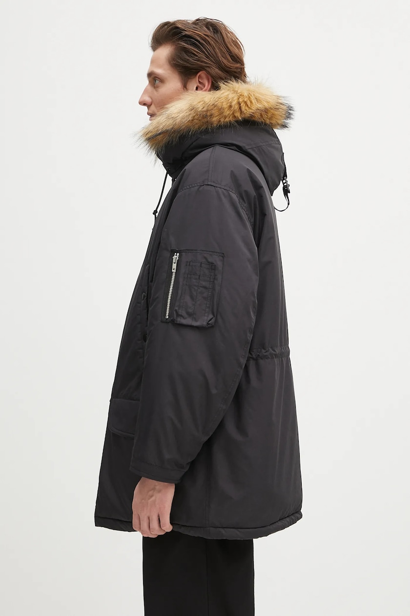 Wacko Maria jacket N-3B Flight black color 24FW-WMO-ML01 at