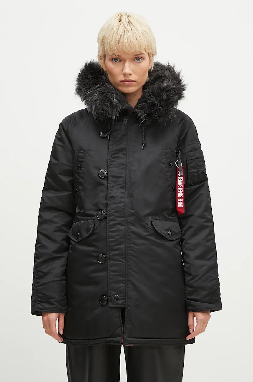Alpha industries fur hot sale