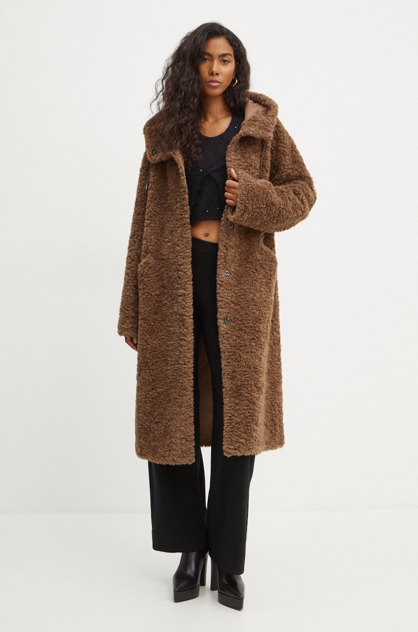 Coat Pelliccia Rinascimento 2019 Teddy Coat Zalando Cappotto