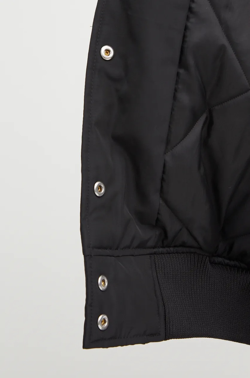 adidas Originals bomber jacket 0 women's black color IW5583