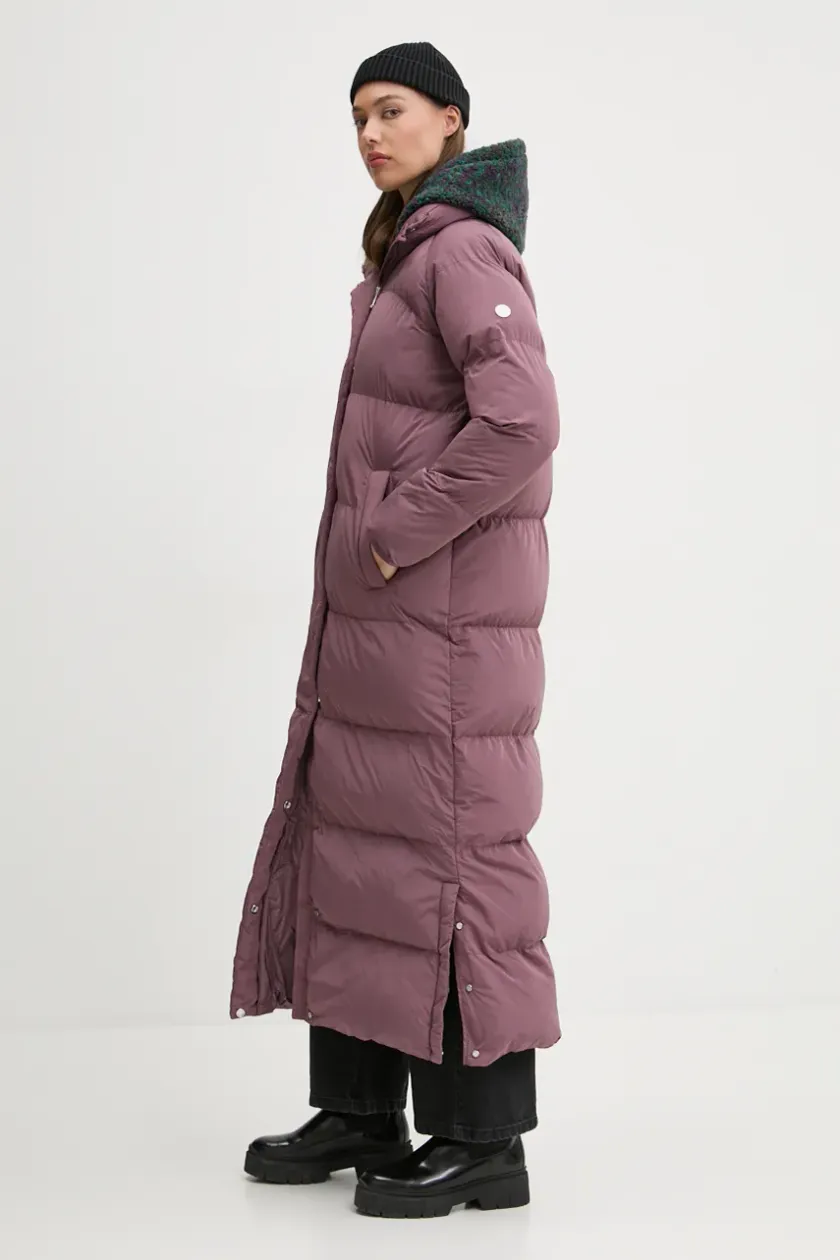 Пуховая куртка Jack Wolfskin Kirschallee женская цвет фиолетовый зимняя A60213 | ANSWEAR.ua Пуховая куртка Jack Wolfskin Kirschallee женская цвет фиолетовый зимняя A60213 | ANSWEAR.ua
