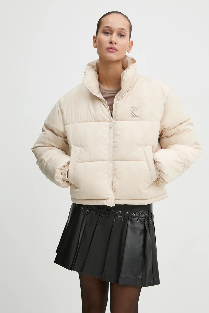 Куртка Karl Kani женская цвет бежевый зимняя 61760004 | ANSWEAR.ua