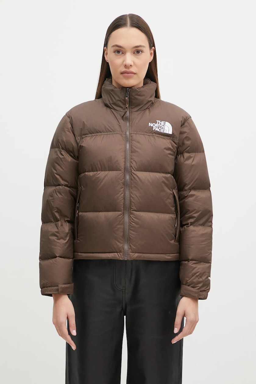 The North Face down jacket 1996 Retro Nuptse women's brown color